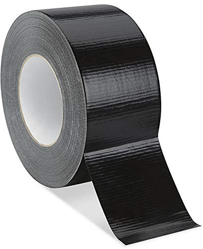 Premium ANI-SAFE Black Duct Tape, Gaffa, Duck, 50 Meters, 50mm Wide, 1 Roll of 50m x 50mm, Heavy Duty, DIY, Cloth UV waterproof