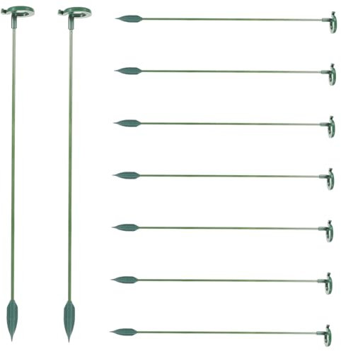 TINEASUR 10stücke Pflanzenstützstäbe Aus Abs-Material Für Topfpflanzen Blumen Und Orchideen Mit Glatter Oberfläche Und Stabilem Halt Für Kletterpflanzen