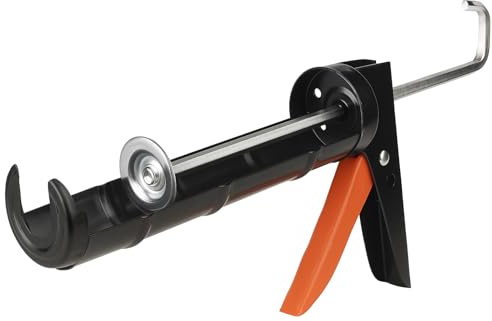ADAK - Professional Caulking Gun, 10:1 Thrust Ratio, Caulking Gun No Drip, Hand Tool for Silicone & Sealant Application, Smooth Pressure Caulk Gun, Caulking Gun Tool