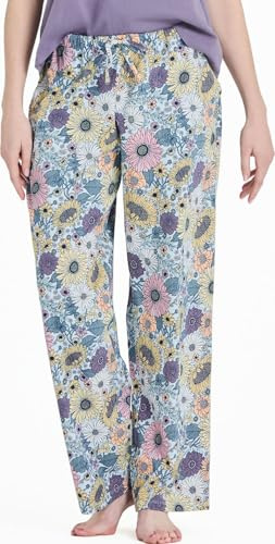 Women's Sunshine Floral Pattern Snuggle Up Sleep Pant