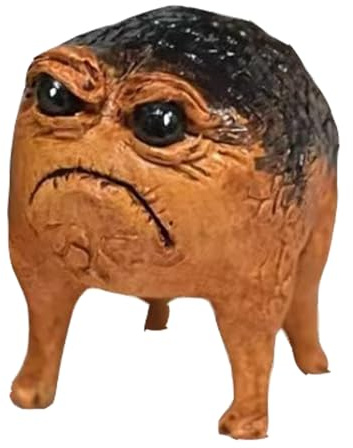 ALHBEJT Frog Toad Statue Ugly Angry Sculptures Garden Statues Garden Yard Decor Statue Fun Novelty Home Office Decor