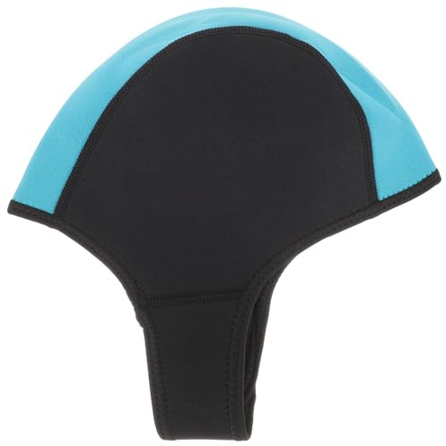 ULTECHNOVO Bonnet de Bain Adulte en Néoprène Noir Vacances, Couvre-Oreilles Ajustable et Chaud, pour Natation en Plein Air et Amis Passionnés de Natation