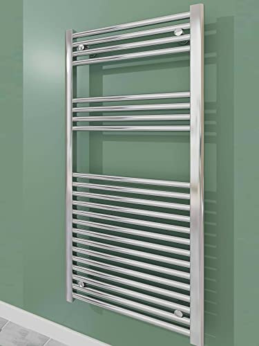Badheizkörper LIDYA Hochglanz Chrom 1500 x 700 mm. Gerade Standardanschluss Handtuchtrockner Sondermaß