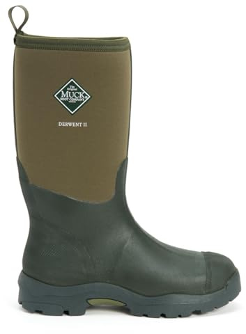 Muck Boots - Derwent II, Botas de Agua Unisex Adulto, Marrón (Moss), 39/40 EU