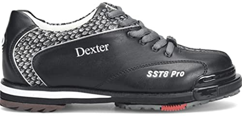 Dexter women's Modern Bowling Shoes, Black/Grey, 9 Wide US