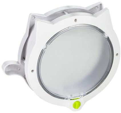 Katzentür, Katzentür Innentür Cat Klappe Tür Magnetische 4 Verriegelungsmodi Sichere Kunststoff Automatische Katzentür Fenster Katzentür Haustiertür für Innen Außentüren (weiß)