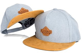 Blackskies® Essentials Snapback Cap Set De 2 Padres E Hijos Look A Juego Gorra De Béisbol Regalo Mini-Me Basecap Papá-Hijo Y Mamá-Hija
