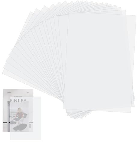 Hisdricus 100 Blatt Transparentpapier Weiß DIN A4, Pauspapier A4, 100g/m², Transparentpapier zum Bedrucken, Laterne, Transparent Papier für Skizzieren, Verpacken, Zeichnen