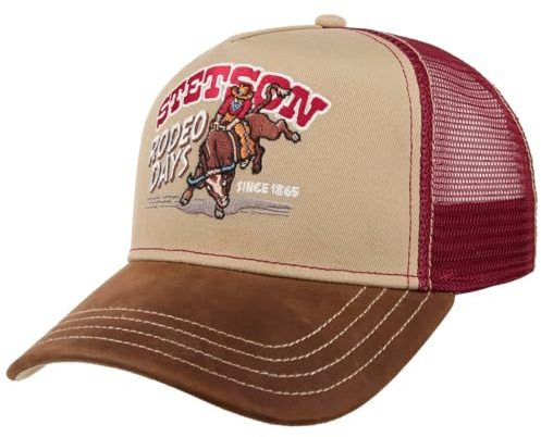 STETSON Rodeo Days Truckerkeps Broderi Mesh Snapback Herr Aret runt