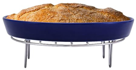 Bandeja de inserción para vaporera, bandeja para freidora de aire, soporte de enfriamiento, estante de alambre antiadherente para horno, tocino, asados en olla y aperitivos asados, ideal para