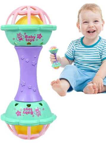 Sonajeros Infantiles Agitador Sensorial De Agarre Manual, Juguetes