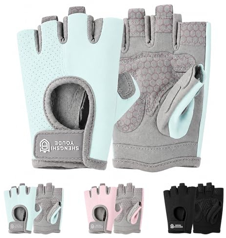 Hwtcjx Gants De Sport pour Enfants 9-13 Ans, Gants de Vélo sans Doigts pour Enfant, Antidérapant et Respirant, Protection pour Le Cyclisme, La Navigation De Plaisance, Escalade Scooter Randonnée