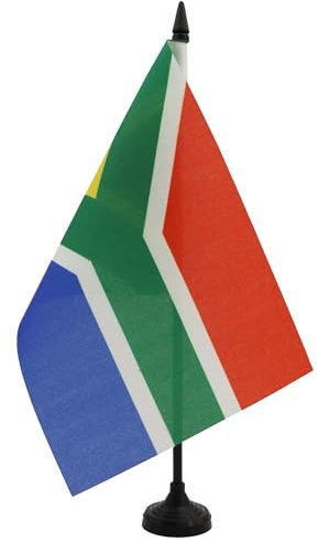 AZ FLAG - Tischflagge Südafrika - 21x14 cm - Republik Südafrika Tischfahne 14 x 21 Cm - Flaggen