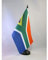 AZ FLAG - Tischflagge Südafrika - 21x14 cm - Republik Südafrika Tischfahne 14 x 21 Cm - Flaggen