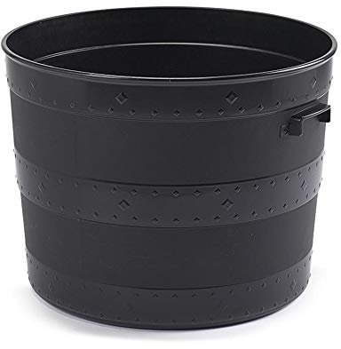 Large Blacksmith Barrel Planter Plant Pot Tub Indoor Outdoor With Handles 50cm