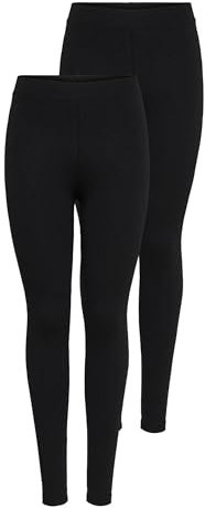 ONLY Female Leggings Onllive 2-Pack Slim Fit Leggings