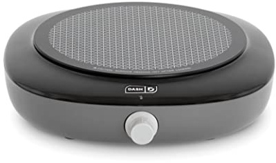 Dash Pyroceram Glass Burner - Designed for Multi-Function Cooking - Lightweight Device with Durable Pyroceram Glass - Quick Infrared Heating System & Five-Temperature Settings - Aqua