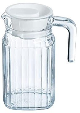 Juice Bottle Acrylic Material Transparent Striped Water Bottle Elegant Reusable Plastic Jugs for Juice Smoothies Tea Milk Kombucha Homemade Beverages