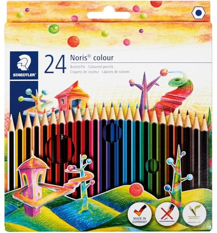 Staedtler Colored Pencils, Multicolor, Standard (pack of 24x5)