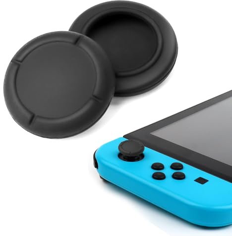 2 Pièces Capuchon de Joystick, Joysticks Capuchons pour Nintendo Switch Joycon, Capuchons de Joystick de Rechange, Thumbsticks Grips Caps pour Switch Lite et pour Switch OLED