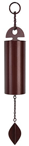 Carillon éolien pour extérieur unique, carillon éolien en métal à tube unique, résonance profonde, cloche d'extérieur rétro pour décoration d'intérieur et d'extérieur