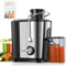 Juicer Machines FOHERE 600W, 3 Wide Mouth Whole Fruit and Vegetable, Fruit Juicer Machine with Anti-Drip Spout, 2 Speeds, Juice Booklet, Brush for Easy Cleaning, BPA-Free