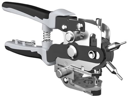 Punch De Hole - Alicates De Perforación Para | Herramienta Perforadora De Cinturón De Rotación De Durabble 360 ​​grados, Alicates De Teléfono Familiar Pesado De Servicio Pesado Fácil De Us