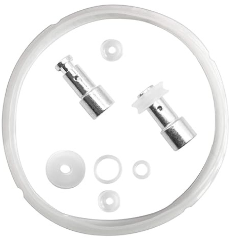 LLLmhuaa Juego de juntas de silicona para flotador y juntas, accesorios esenciales, juntas de cocina perfectas para ollas a presión eléctricas de 5/6 cuartos de galón