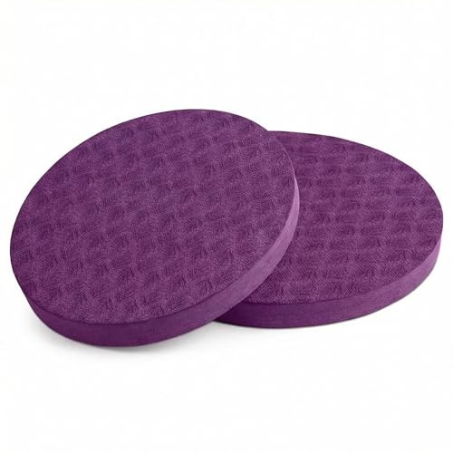 JXAurix 2 Pcs Yoga Knee Pads Yoga Kneeling Pad Yoga Balance Mat Knee Pads Round Yoga Knee Pads Cushion for Protecting Knee Ankle Elbow Wrist Hand