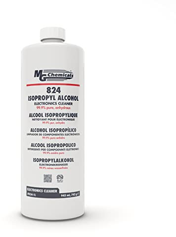 MG Chemicals 99.9% Isopropyl Alcohol Electronics Cleaner, 945 mL Liquid Bottle