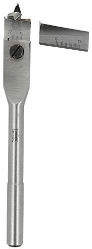 Heller Tools 106 Zentrumbohrer, Silber, 22-76 x 125/185 mm