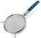 Tasty Stainless Steel Sieve, Wire Mesh Sieve with Long Handle & 2 Holders, Mesh Strainer, Kitchen Gadget, Dishwasher Safe, Ø 14 x 29 cm, Colours: Cool Dark Blue, Grey and Silver