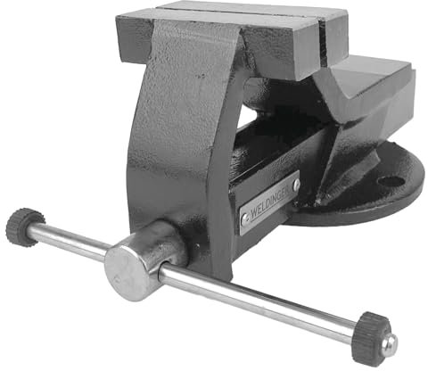 WELDINGER Schraubstock 100 mm Backenbreite für Schweißtisch System 16