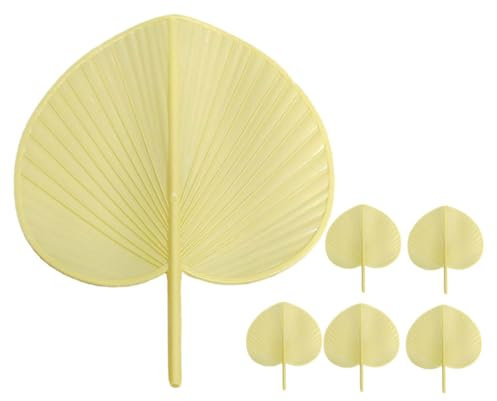 BESPORTBLE 6 Pièces Ventilateur En Plastique De Poche Ventilateur à Main Éventails Décoratifs Éventail En Plastique Éventails Chinois En Plastique Éventails D'été Fans De Main Fan De Danse