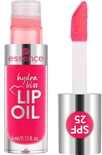 Essence PINK SQUEEZE; PLEASE! hydra kiss LIP OIL huile à lèvres; humidifiant/hydratant; protecteur; avec huiles; brillant; sensation de rosée (4ml)