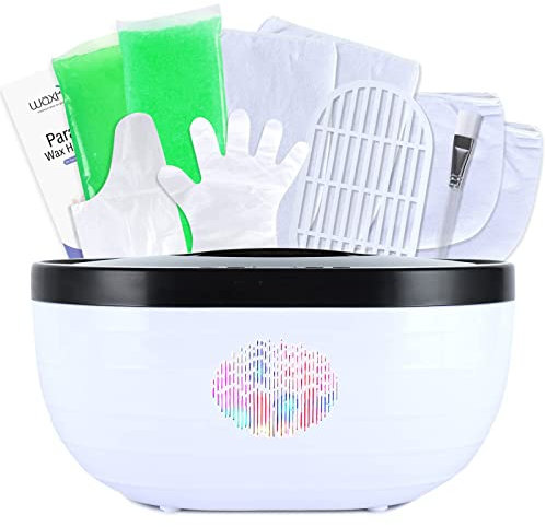 BOOZXCV Bain de Paraffine pour Les Mains et Les Pieds, kit de Machine à Paraffine de 3 litres, régulation de la température de 95 à 185 ° F/Chaleur 24 Heures sur 24, pour hydrater