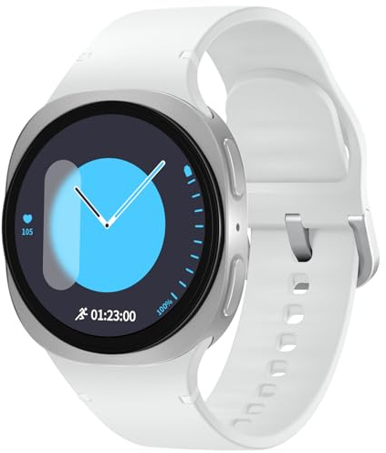 Sportband kompatibelt med Galaxy Watch 8 40 mm 44 mm/8 Classic 46 mm för män och kvinnor, icke-Gap mjuka silikonband för Galaxy Watch 8 Series