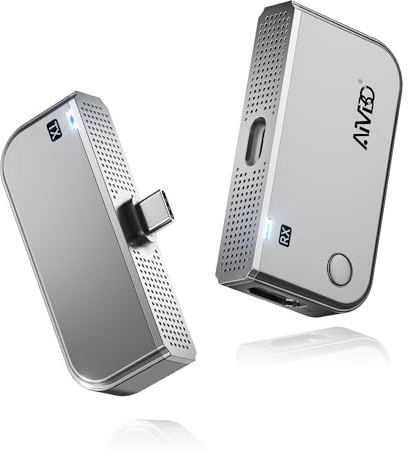 Trasmettitore e ricevitore HDMI wireless USB C 2026, Entrée 4K vers sortie 1080p@60Hz, 50m, 5,8 GHz per lo streaming di video e audio da telefono/tablet/laptop/PC/TV box a monitor/proiettore/TV