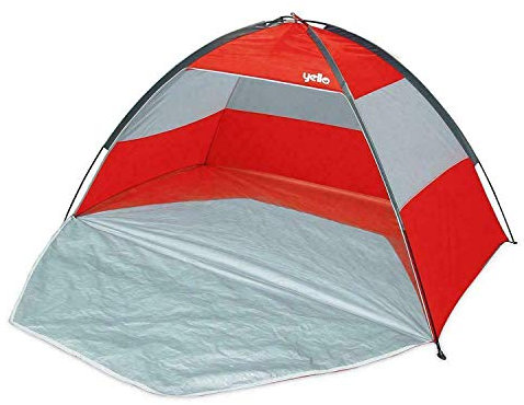 Wilton Bradley UPF40 Family Beach Tent Shelter Red Or Blue
