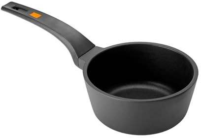 BRA Efficient Cazo, aluminio fundido Negro, 16 cm