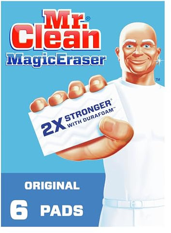 Mr. Clean Magic Eraser Original - Set di 6 tamponi per la pulizia con Durafoam