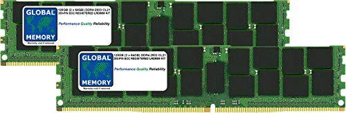 128GB (2 x 64GB) DDR4 2933MHz PC4-23400 288-PIN ECC REGISTERED LOAD REDUCED DIMM (LRDIMM) MEMORY RAM KIT COMPATIBLE WITH SERVERS/WORKSTATIONS/MOTHERBOARDS (*NOT FOR PCs*)