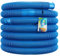 Monzana® Poolschlauch 14m Ø 38mm flexibel mit Muffen 5X Schlauchschellen UV Chlor resistent Schwimmbadschlauch Pumpenschlauch Wasserschlauch Blau