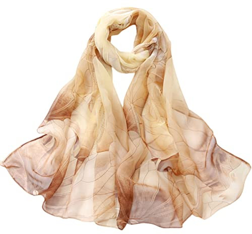 FAIRYGATE Frauen Chiffon Hijab Wrap Feste Farbe Kopftuch Georgette Schals Weiche Lange Schal Hijabs 50024