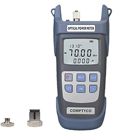 Guakiili FTTH Fiber Optical Power Meter Fiber Optical Cable Tester 70 dBm ~ + 10 dBm Working Wavelength 850-1625 nm (Blue)