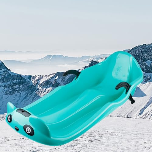 Snow Sledge Kids Double,Snow Sledge with Backrest,Plastic Snow Sled,Plastic Sleds for Sand,Snow Sledge Board