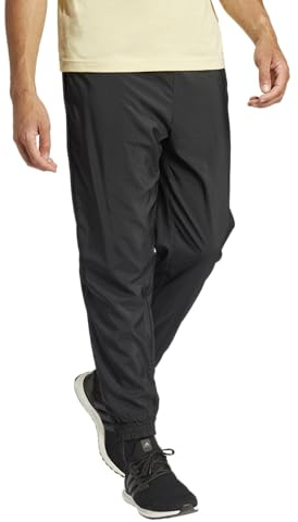 Adidas Mens Essentials Small Logo Stanford Sportswear Pants, Black/White, XX-Small