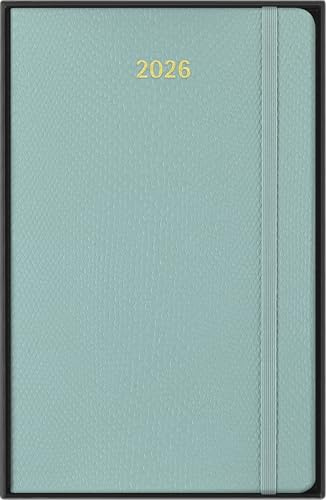 Moleskine Weekly Planner 2026 Precious and Ethical, Agenda Settimanale 12 Mesi Con Spazio Per Note, Copertina Morbida Vegana Effetto Pitonato, Colore Verde Salvia, Formato 13x21 cm