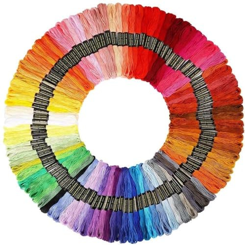 100st dockor broderigarn/moulinegarn