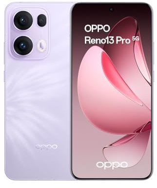 OPPO Reno13 Pro 5G MediaTek Dimensity 8350 12GB RAM 512GB ROM 50 MP Front Camera 120 HZ Refresh Rate 6.83 inch 5800 mAh Battery AMOLED Smartphone - Plume Purple - CPH2697-Purple